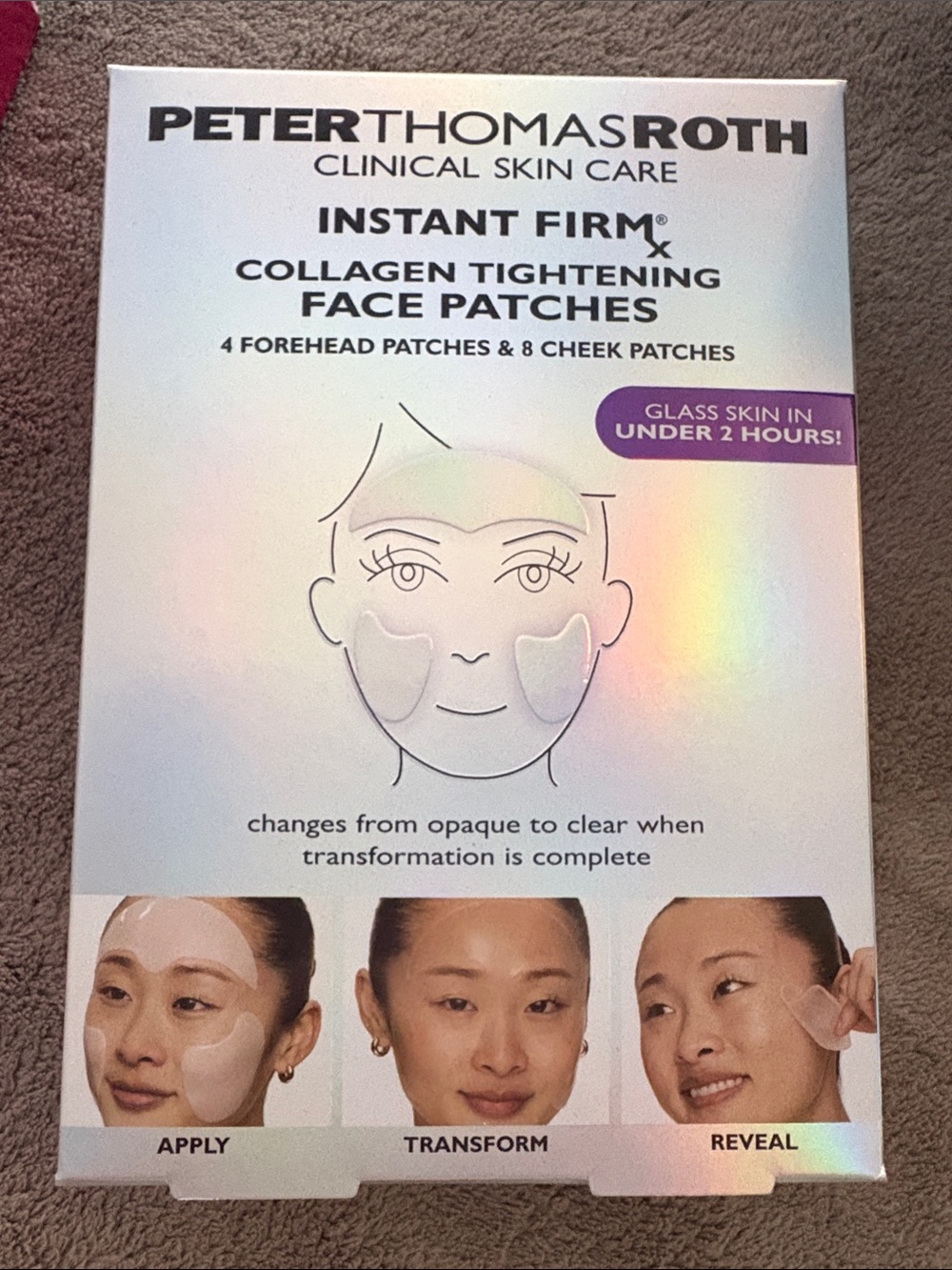 Peter Thomas Roth Instant Firmx Collagen Tightening Face Patches New in box